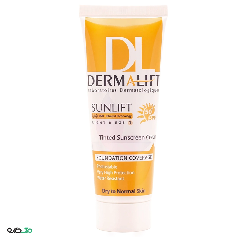 کرم ضد آفتاب پوست خشک سان لیفت درمالیفت SPF50